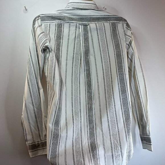 Scotch & Soda Men's White / Black Striped Dress Shirt - NWT - Picture 5 of 5
